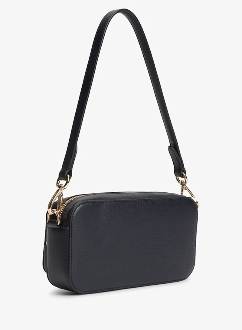 Tommy Hilfiger Space Blue Signature Shoulder Camera Bag for Women | Best Price UAE